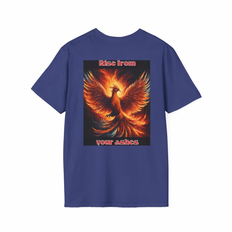 Phoenix 'Rise From Your Ashes' Unisex Softstyle T-Shirt - Image 178