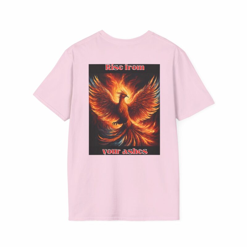 Phoenix 'Rise From Your Ashes' Unisex Softstyle T-Shirt - Image 210