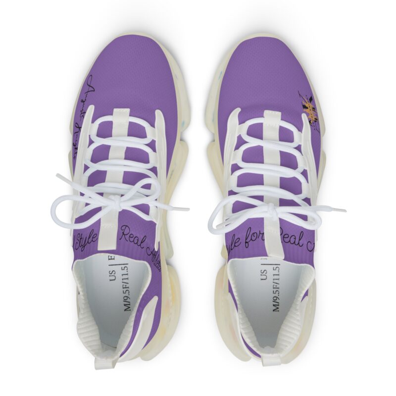 Stylish Men's Mesh Sneakers - Purple Comfort & Trend - Image 2