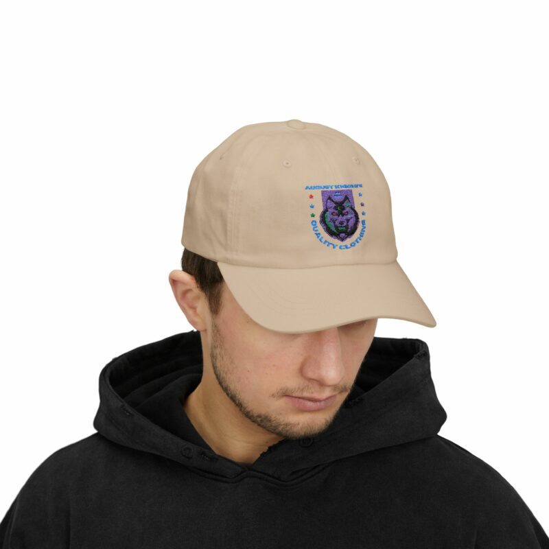 Classic Dad Cap with Wolf Design - August Knights Quality Clothing - Image 7