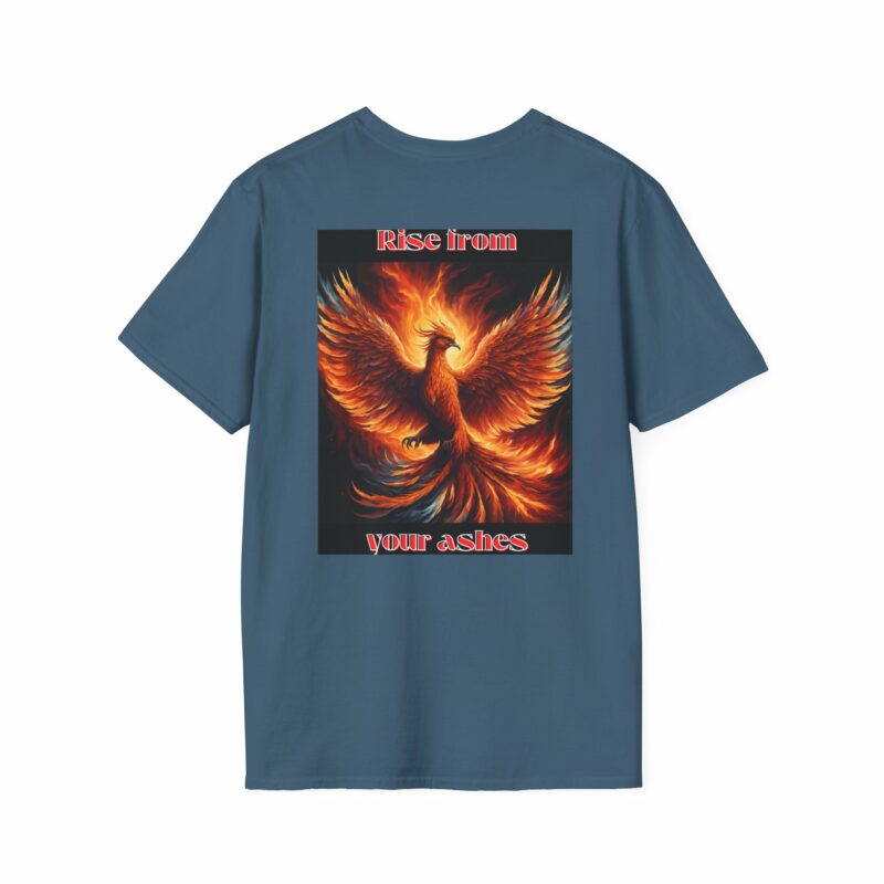Phoenix 'Rise From Your Ashes' Unisex Softstyle T-Shirt - Image 158