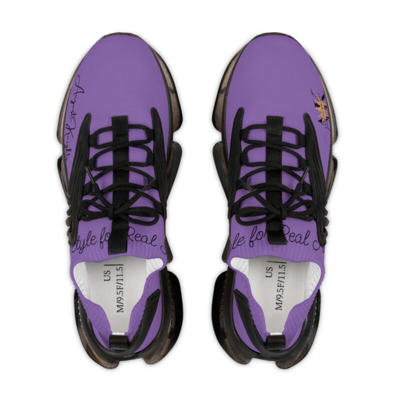 Stylish Men's Mesh Sneakers - Purple Comfort & Trend - Image 6