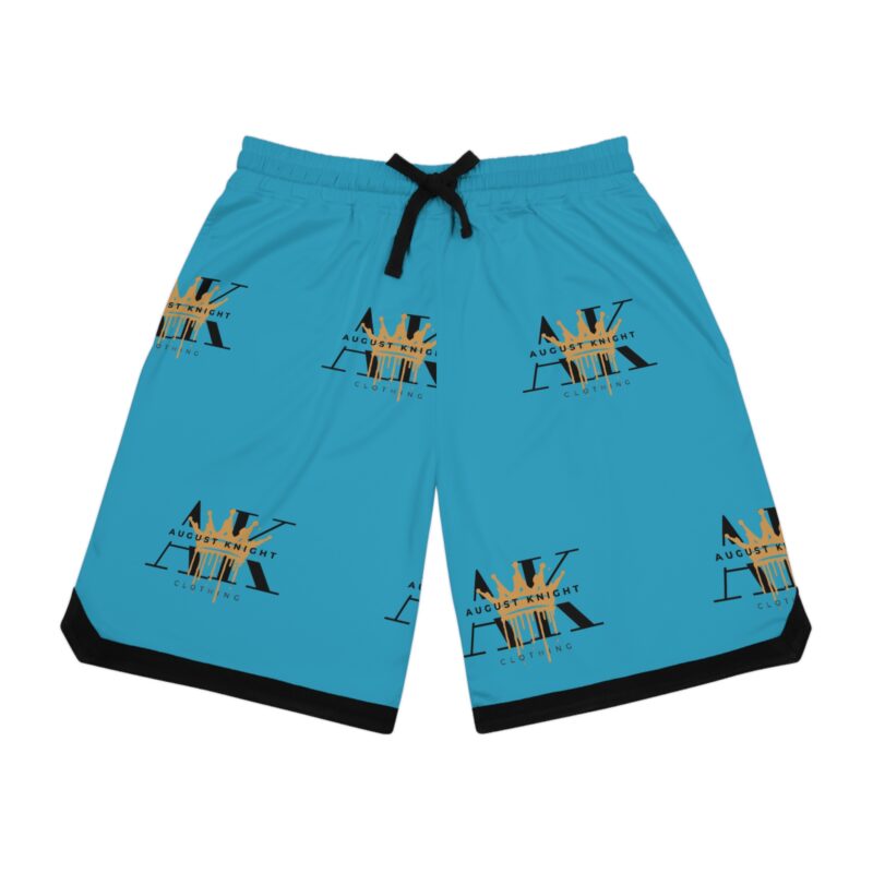 Stylish Basketball Rib Shorts with August Night Logo - Perfect for Sport and Leisure