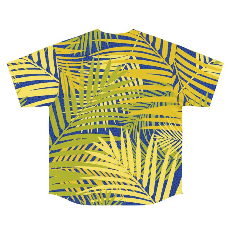 Tropical Men's Baseball Jersey - Image 2