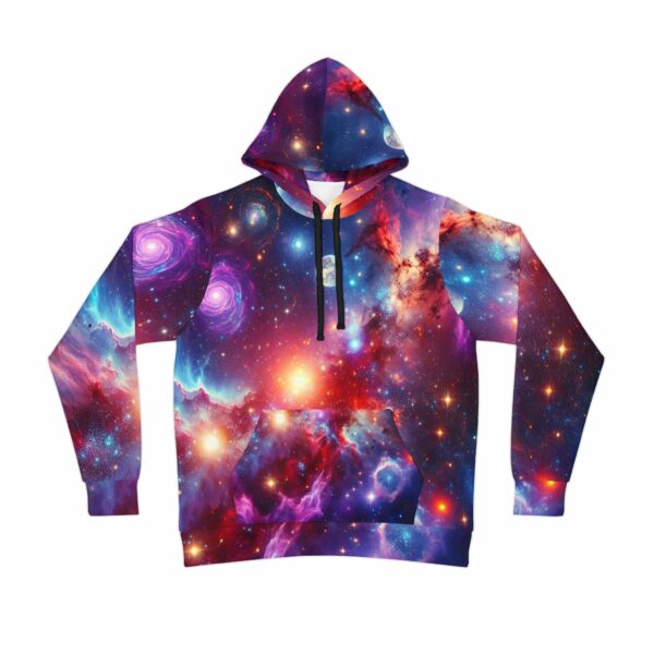 Cosmic Galaxy Athletic Hoodie for Space Lovers - Perfect for Casual Wear & Gift Giving