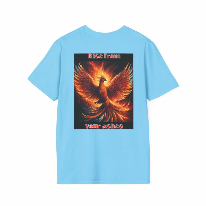 Phoenix 'Rise From Your Ashes' Unisex Softstyle T-Shirt - Image 130