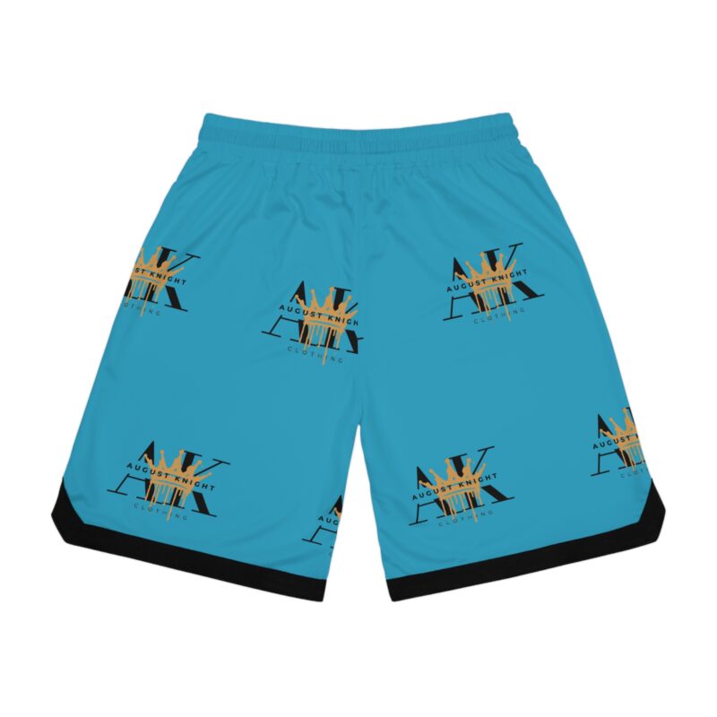 Stylish Basketball Rib Shorts with August Night Logo - Perfect for Sport and Leisure - Image 2