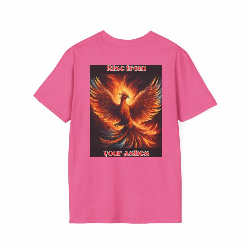 Phoenix 'Rise From Your Ashes' Unisex Softstyle T-Shirt - Image 214