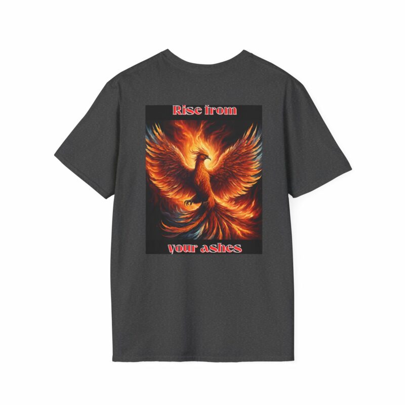 Phoenix 'Rise From Your Ashes' Unisex Softstyle T-Shirt - Image 118