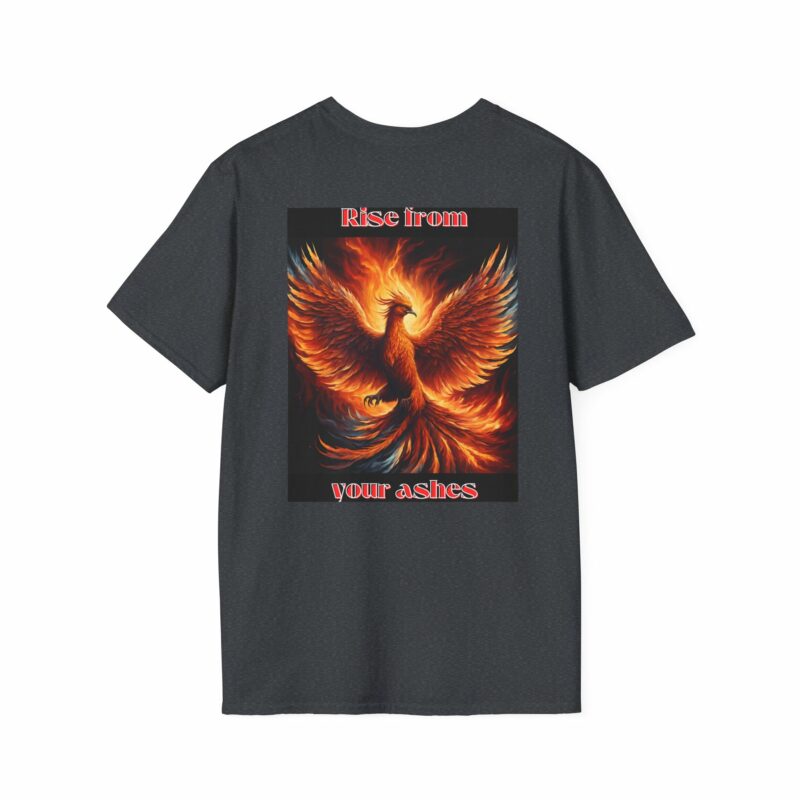 Phoenix 'Rise From Your Ashes' Unisex Softstyle T-Shirt - Image 182