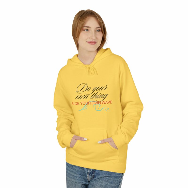 Inspiration Hoodie Ride Your Own Wave' Unisex Fleece - Image 27