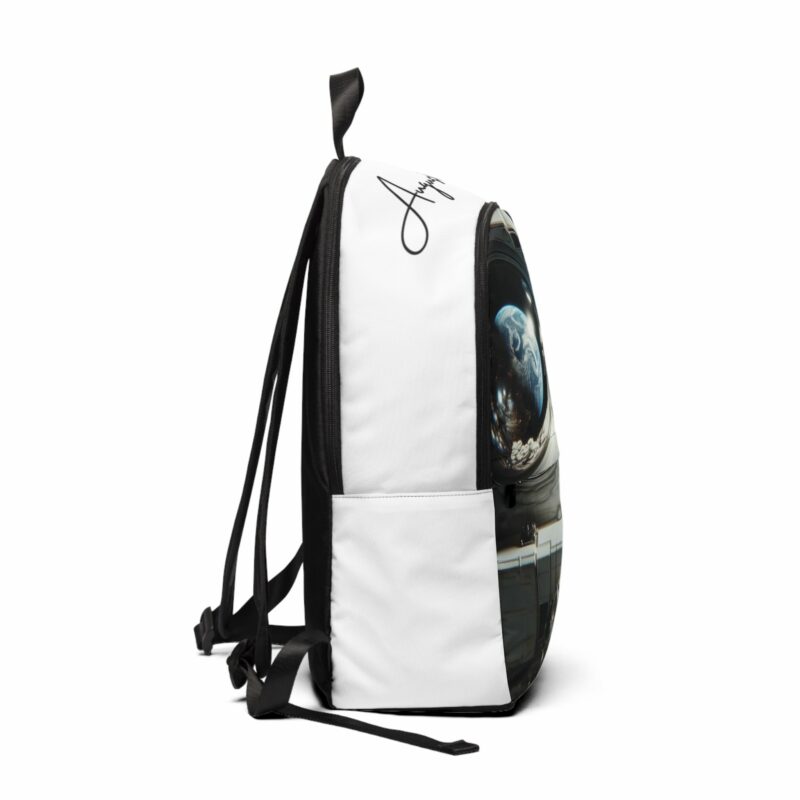 Cosmic Adventure Unisex Fabric Backpack - Astronaut Design for Space Lovers - Image 2