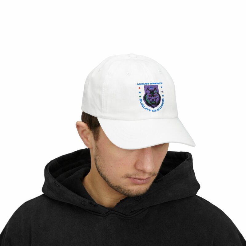 Classic Dad Cap with Wolf Design - August Knights Quality Clothing - Image 3