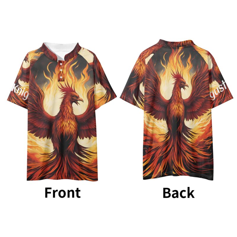 Men's Button Up Short Sleeve Golf Tennis T-Shirts Casual Business Polo Shirts - Image 3