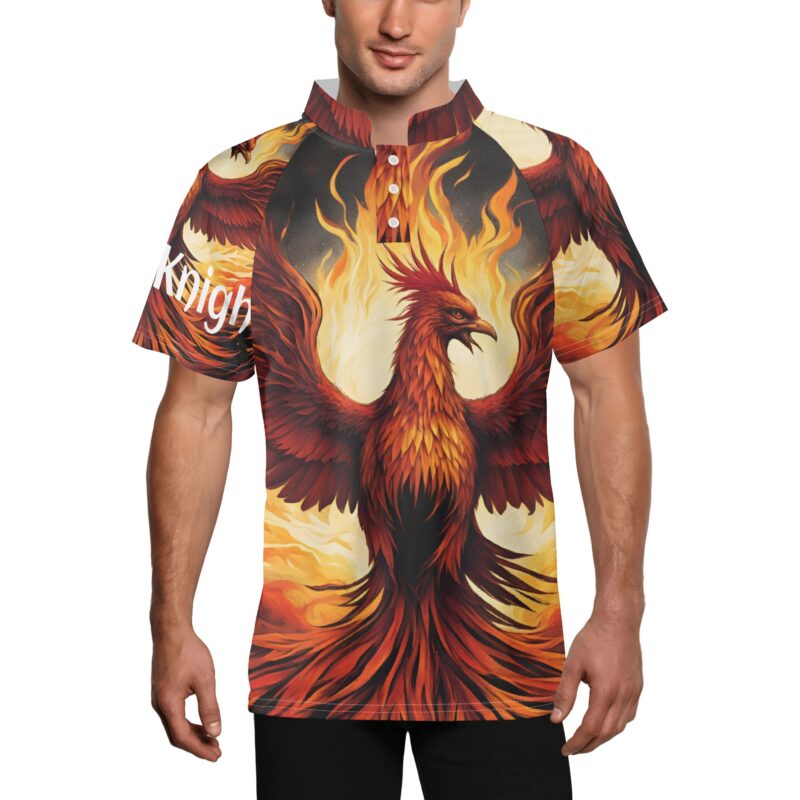 Men's Button Up Short Sleeve Golf Tennis T-Shirts Casual Business Polo Shirts - Image 4