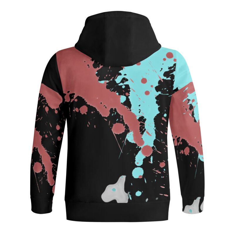 Adult Full Zip Turtleneck Hoodie Streetwear - Image 2