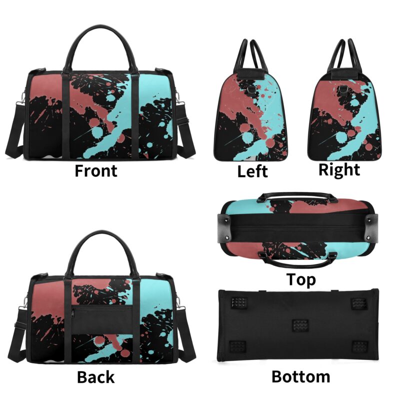 Personalized 600D Fabric Duffle Bag Foldable Travel Bag - Image 18