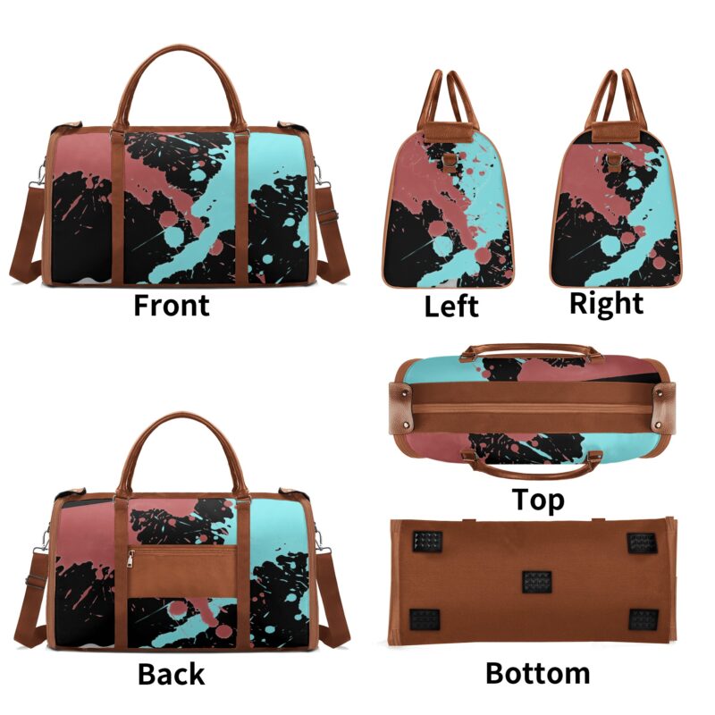 Personalized 600D Fabric Duffle Bag Foldable Travel Bag - Image 9