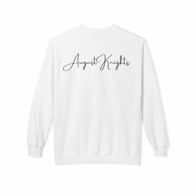 Funny Hydration Crewneck Sweatshirt | I'm Not Drunk Just Happy & Hydrated | Unisex Midweight Fleece - Image 2