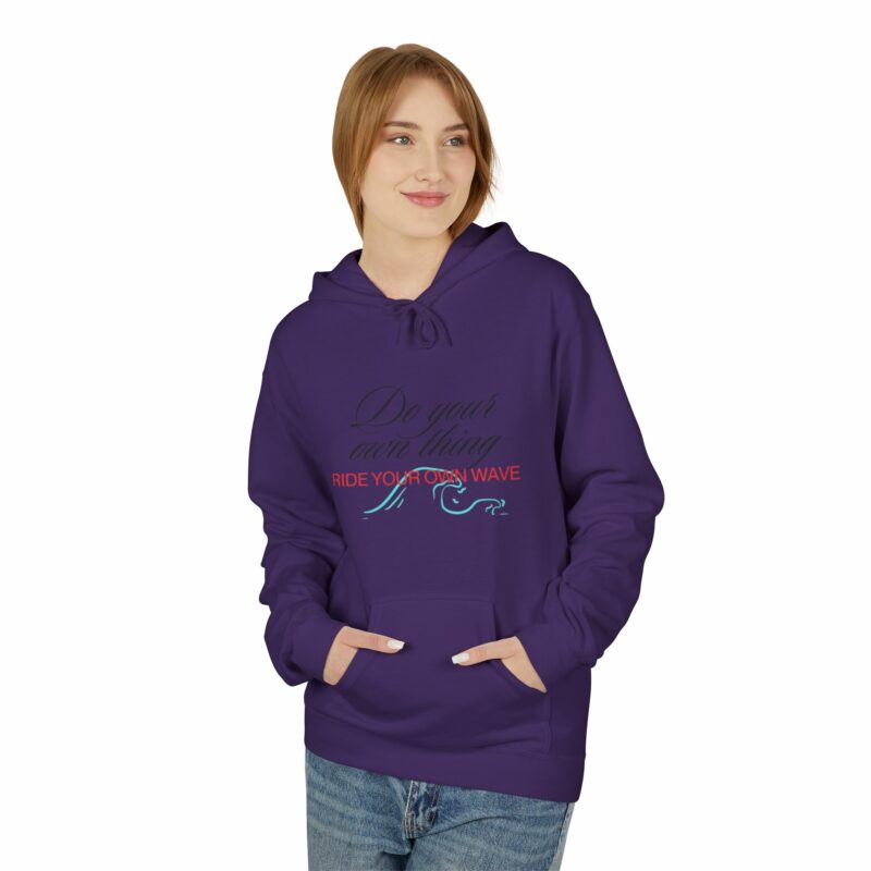Inspiration Hoodie Ride Your Own Wave' Unisex Fleece - Image 43