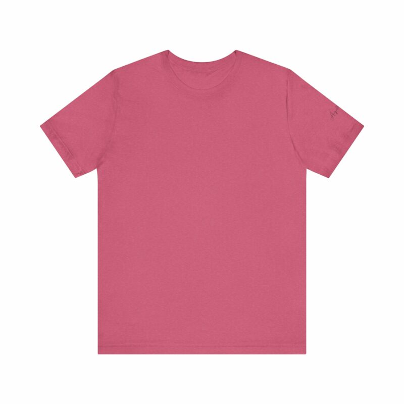 Comfortable Plain Tee - Image 49