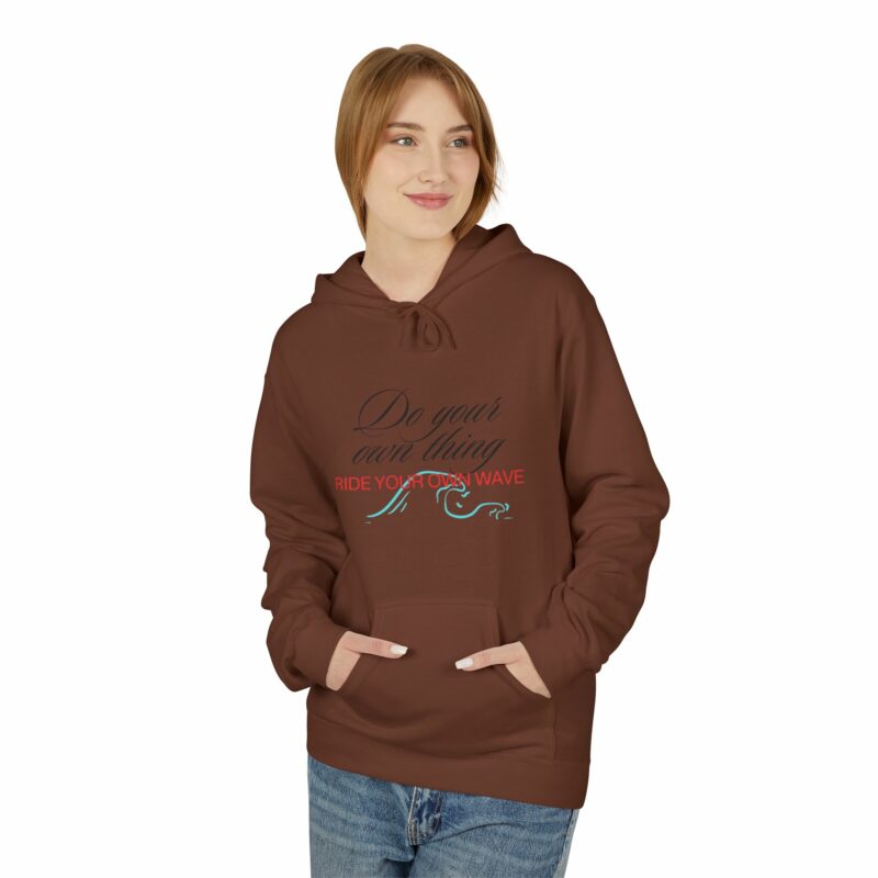 Inspiration Hoodie Ride Your Own Wave' Unisex Fleece - Image 11