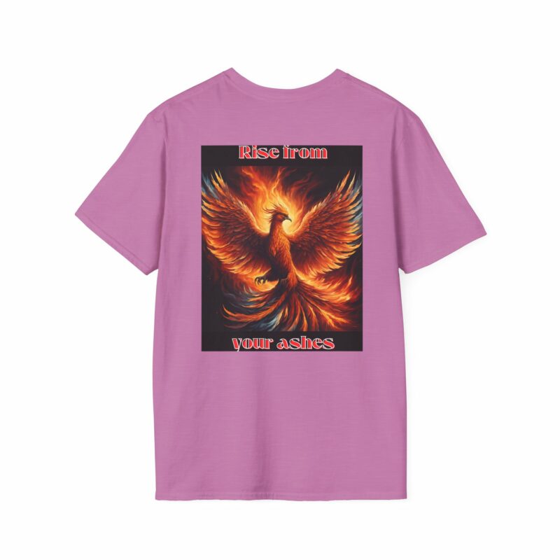 Phoenix 'Rise From Your Ashes' Unisex Softstyle T-Shirt - Image 202