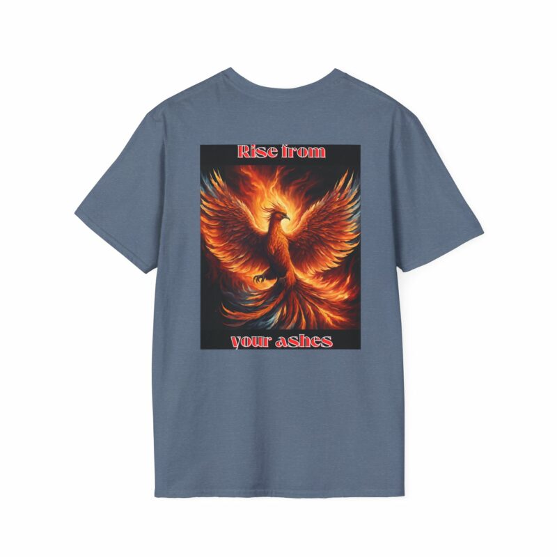 Phoenix 'Rise From Your Ashes' Unisex Softstyle T-Shirt - Image 154