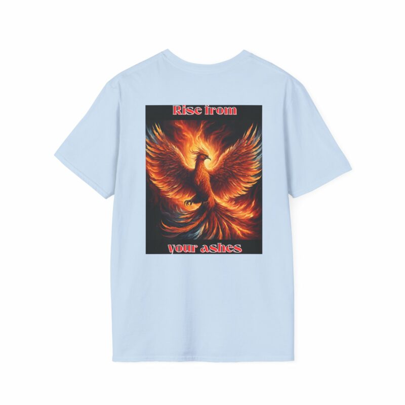 Phoenix 'Rise From Your Ashes' Unisex Softstyle T-Shirt - Image 134