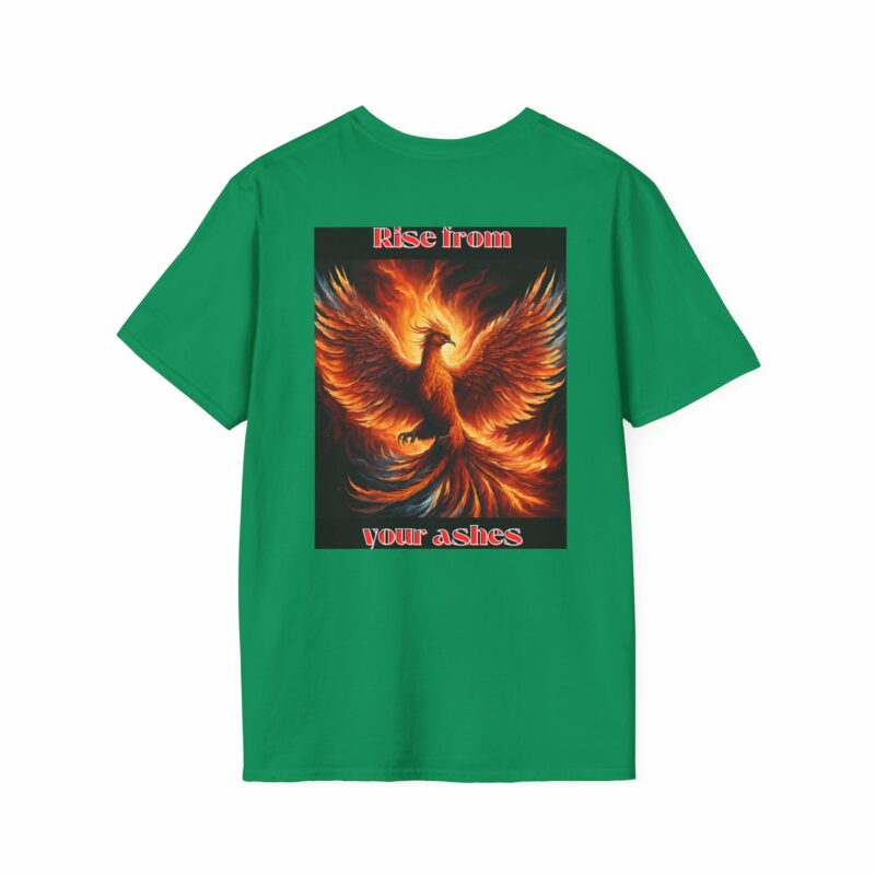 Phoenix 'Rise From Your Ashes' Unisex Softstyle T-Shirt - Image 102