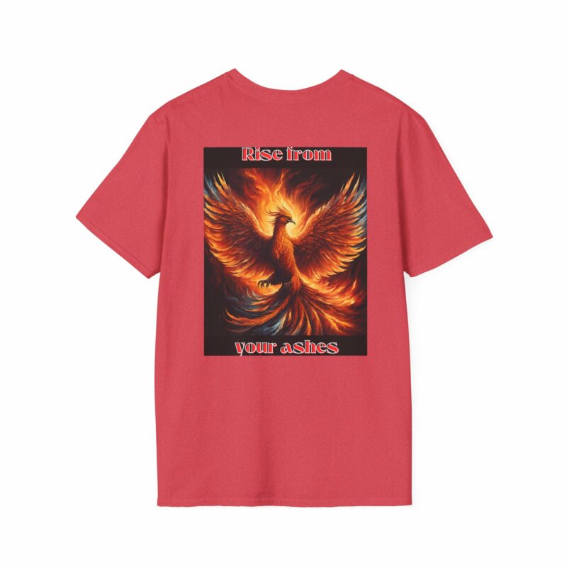 Phoenix 'Rise From Your Ashes' Unisex Softstyle T-Shirt - Image 234