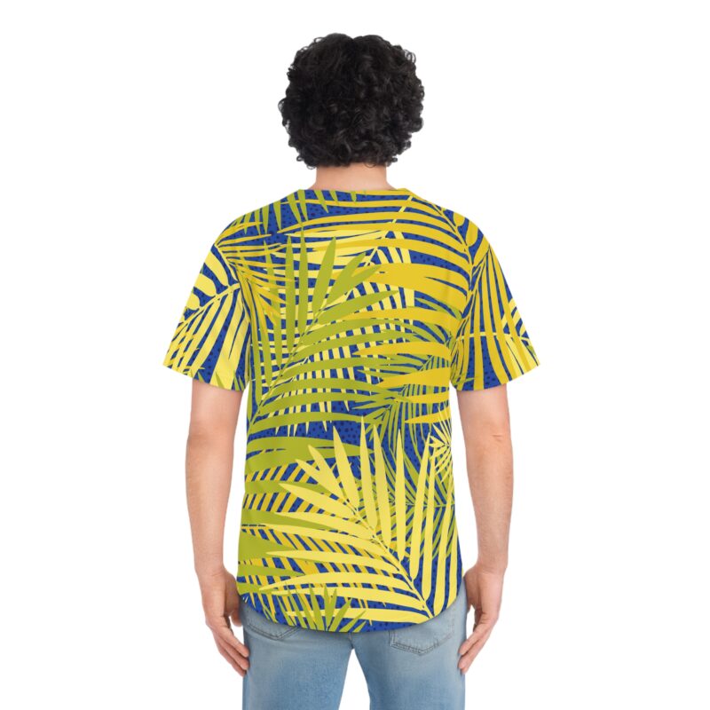 Tropical Men's Baseball Jersey - Image 4