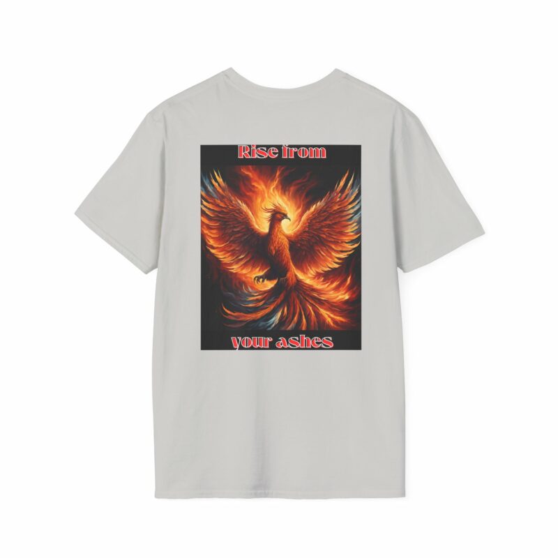 Phoenix 'Rise From Your Ashes' Unisex Softstyle T-Shirt - Image 22