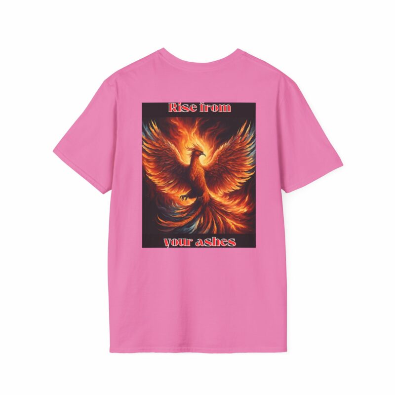 Phoenix 'Rise From Your Ashes' Unisex Softstyle T-Shirt - Image 222
