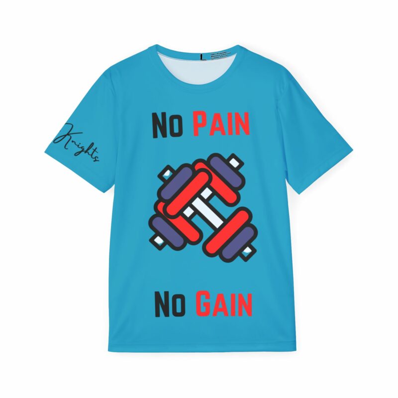 Men's Sports Jersey - No Pain No Gain Workout Tee