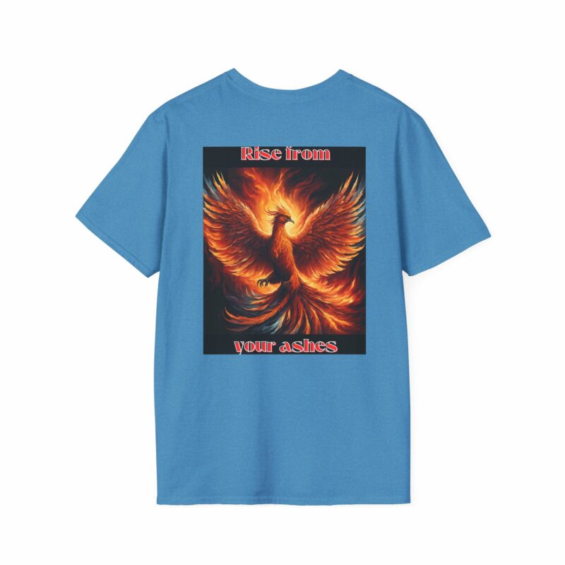Phoenix 'Rise From Your Ashes' Unisex Softstyle T-Shirt - Image 114