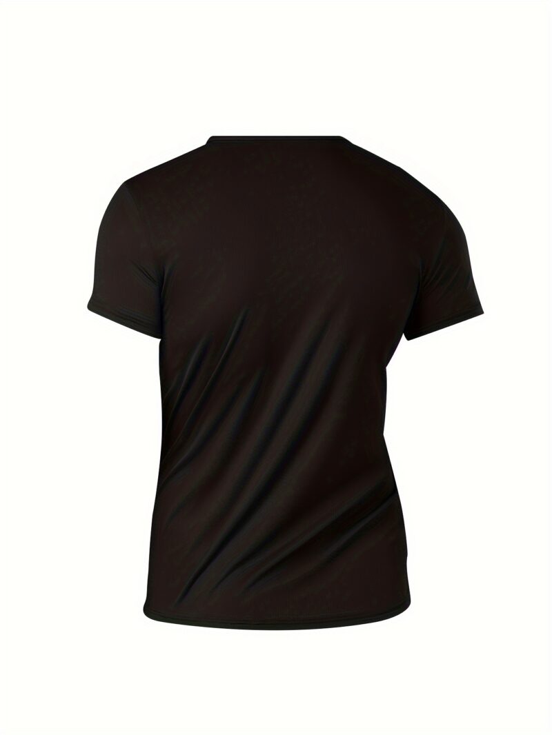 [Ultra-Breathable Crew Neck Tees] 9pcs Premium Solid Color Crew Neck T-Shirts - Image 2